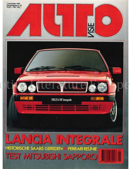 1987 AUTOVISIE MAGAZIN 23 NEDERLANDS