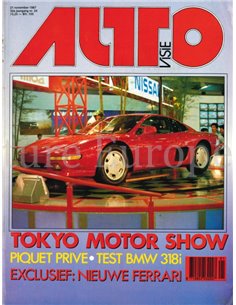 1987 AUTOVISIE MAGAZIN 24 NIEDERLÄNDISCH