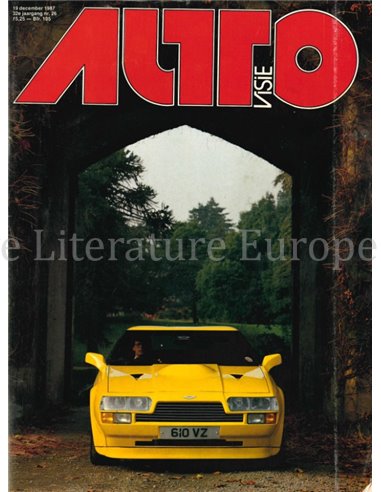 1987 AUTOVISIE MAGAZIN 26 NIEDERLÄNDISCH