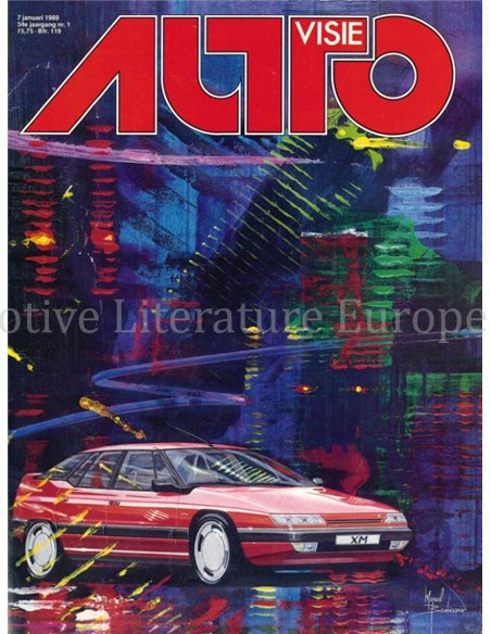 1989 AUTOVISIE MAGAZIN 01 NIEDERLÄNDISCH