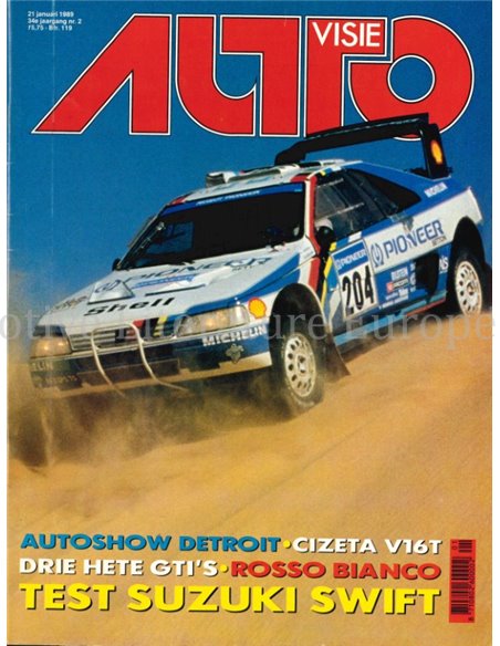 1989 AUTOVISIE MAGAZINE 02 DUTCH