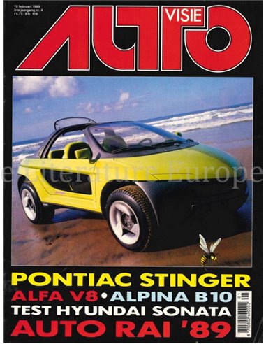 1989 AUTOVISIE MAGAZIN 04 NIEDERLÄNDISCH