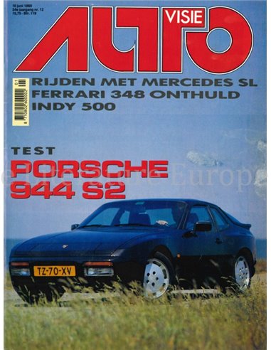 1989 AUTOVISIE MAGAZIN 12 NIEDERLÄNDISCH