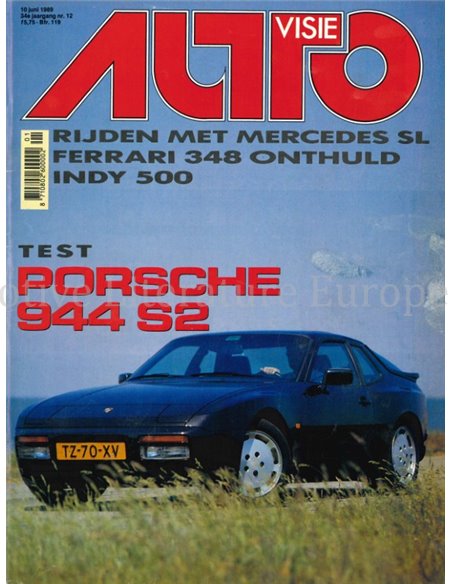 1989 AUTOVISIE MAGAZINE 12 NEDERLANDS