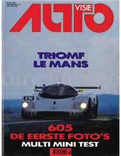 1989 AUTOVISIE MAGAZIN 13 NIEDERLÄNDISCH