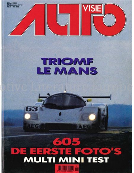 1989 AUTOVISIE MAGAZINE 13 DUTCH