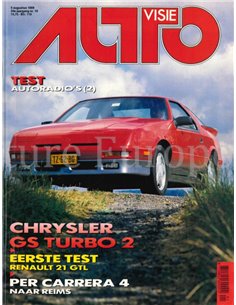 1989 AUTOVISIE MAGAZINE 16 DUTCH