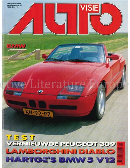 1989 AUTOVISIE MAGAZINE 17 DUTCH