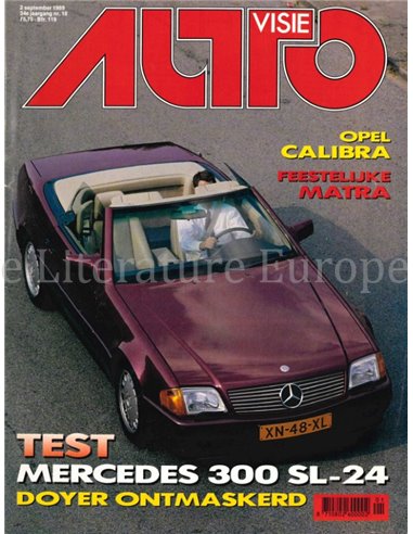 1989 AUTOVISIE MAGAZIN 18 NIEDERLÄNDISCH