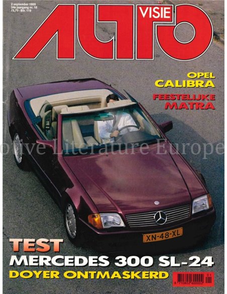 1989 AUTOVISIE MAGAZIN 18 NIEDERLÄNDISCH