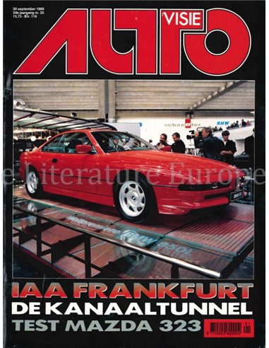 1989 AUTOVISIE MAGAZINE 20 DUTCH