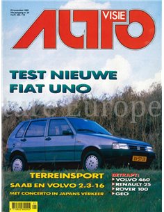 1989 AUTOVISIE MAGAZIN 24 NIEDERLÄNDISCH