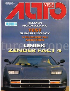 1990 AUTOVISIE MAGAZIN 01 NIEDERLÄNDISCH