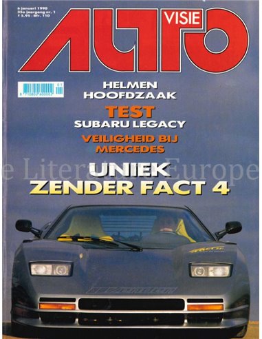 1990 AUTOVISIE MAGAZINE 01 NEDERLANDS
