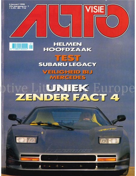 1990 AUTOVISIE MAGAZIN 01 NIEDERLÄNDISCH