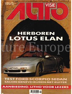 1990 AUTOVISIE MAGAZIN 06 NIEDERLÄNDISCH