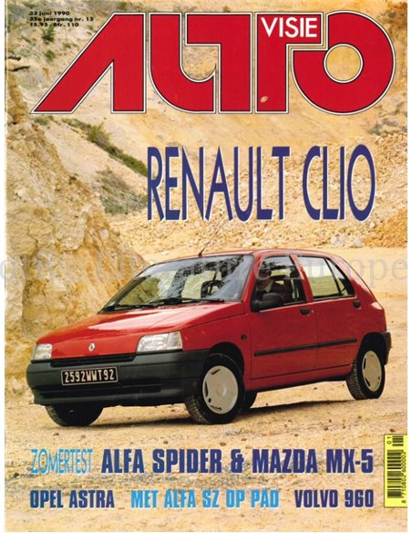 1990 AUTOVISIE MAGAZIN 13 NIEDERLÄNDISCH