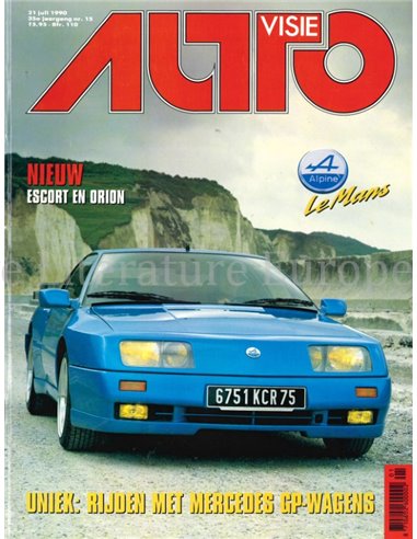 1990 AUTOVISIE MAGAZIN 15 NIEDERLÄNDISCH