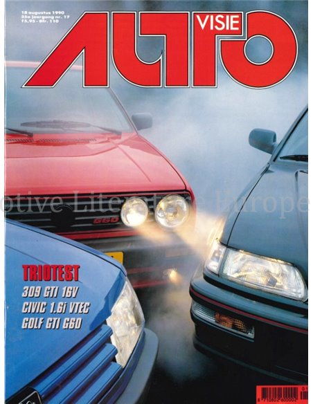 1990 AUTOVISIE MAGAZIN 17 NIEDERLÄNDISCH