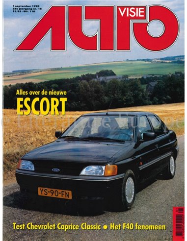 1990 AUTOVISIE MAGAZINE 18 NEDERLANDS