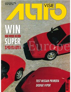 1990 AUTOVISIE MAGAZINE 19 NEDERLANDS