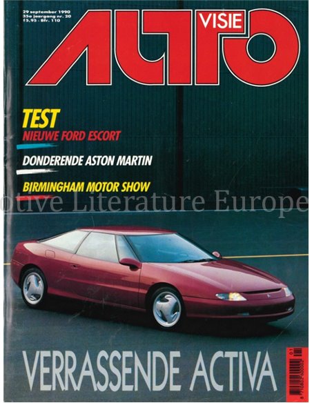 1990 AUTOVISIE MAGAZINE 20 DUTCH