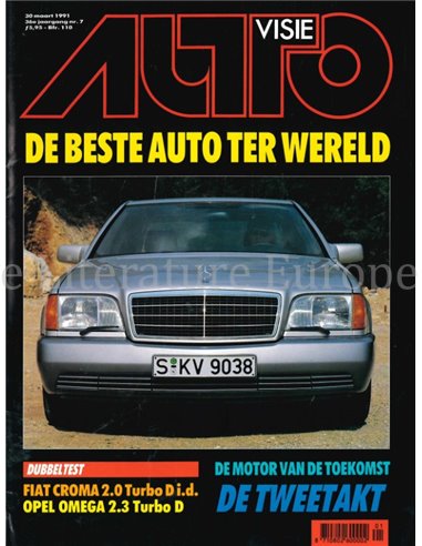 1991 AUTOVISIE MAGAZINE 07 NEDERLANDS