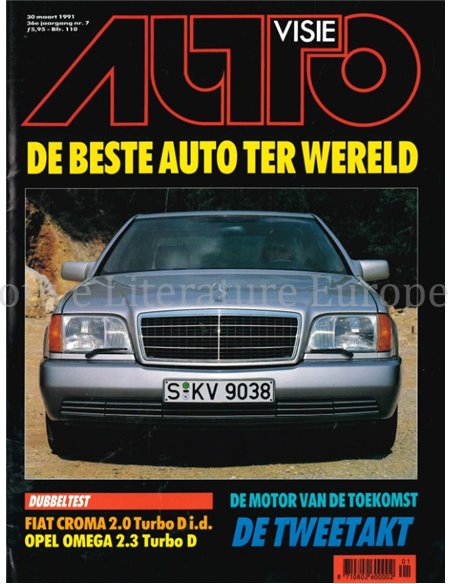 1991 AUTOVISIE MAGAZINE 07 NEDERLANDS