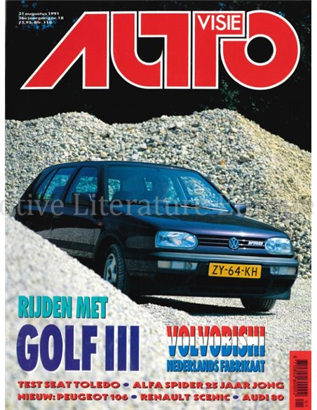 1991 AUTOVISIE MAGAZIN 18 NIEDERLÄNDISCH
