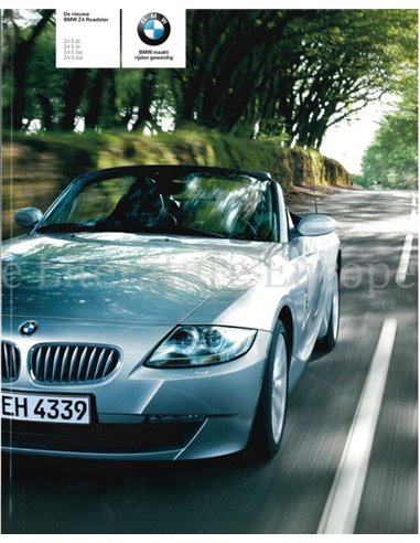 2005 BMW Z4 ROADSTER PROSPEKT NIËDERLANDISCH