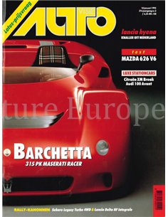 1992 AUTOVISIE MAGAZINE 02 NEDERLANDS