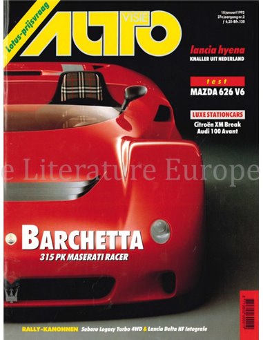 1992 AUTOVISIE MAGAZIN 02 NIEDERLÄNDISCH