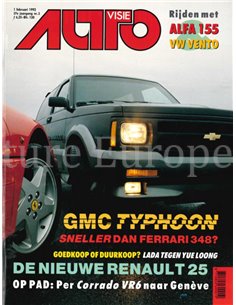 1992 AUTOVISIE MAGAZIN 03 DUTCH