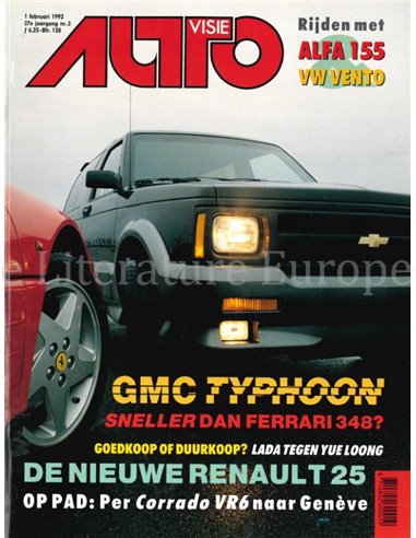 1992 AUTOVISIE MAGAZIN 03 NIEDERLÄNDISCH