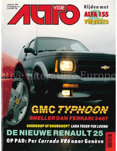 1992 AUTOVISIE MAGAZINE 03 NEDERLANDS