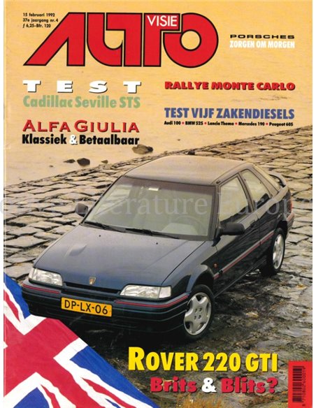 1992 AUTOVISIE MAGAZINE 04 NEDERLANDS