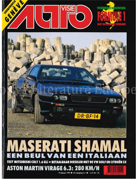 1992 AUTOVISIE MAGAZINE 05 NEDERLANDS