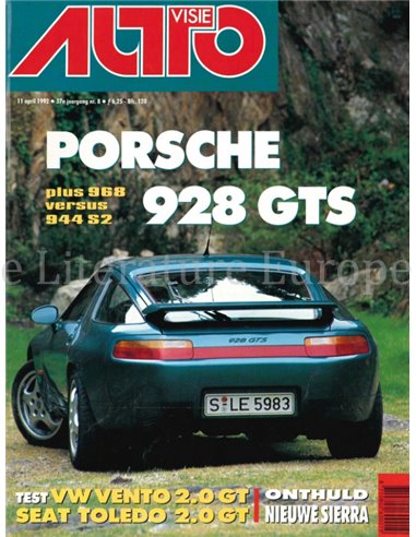 1992 AUTOVISIE MAGAZINE 08 NEDERLANDS
