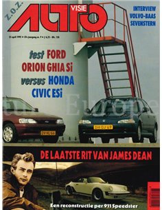 1992 AUTOVISIE MAGAZINE 09 NEDERLANDS