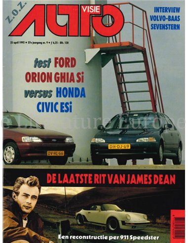 1992 AUTOVISIE MAGAZIN 09 DUTCH