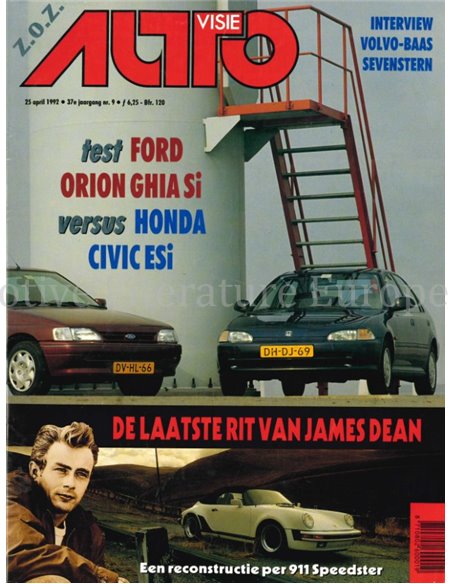 1992 AUTOVISIE MAGAZIN 09 DUTCH
