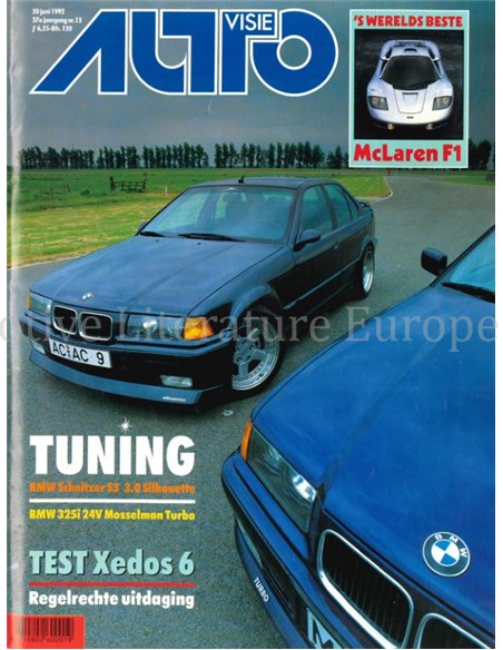 1992 AUTOVISIE MAGAZIN 13 NIEDERLÄNDISCH