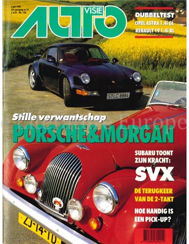 1992 AUTOVISIE MAGAZINE 14 NEDERLANDS