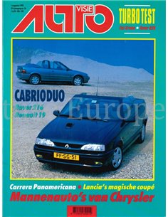 1992 AUTOVISIE MAGAZINE 16 NEDERLANDS