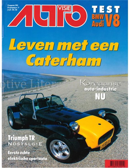 1992 AUTOVISIE MAGAZIN 17 NIEDERLÄNDISCH
