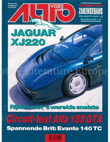 1992 AUTOVISIE MAGAZINE 18 NEDERLANDS