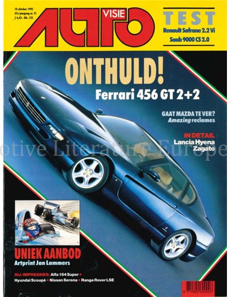 1992 AUTOVISIE MAGAZINE 21 NEDERLANDS