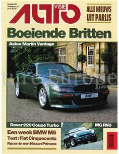 1992 AUTOVISIE MAGAZIN 22 NIEDERLÄNDISCH