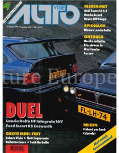 1992 AUTOVISIE MAGAZINE 26 NEDERLANDS