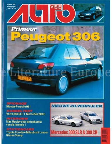 1993 AUTOVISIE MAGAZIN 02 NIEDERLÄNDISCH